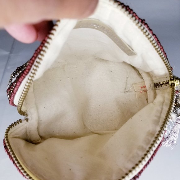 JASPER & JEERA Beaded Coin Purse Pouch Wallet - Picture 5 of 9